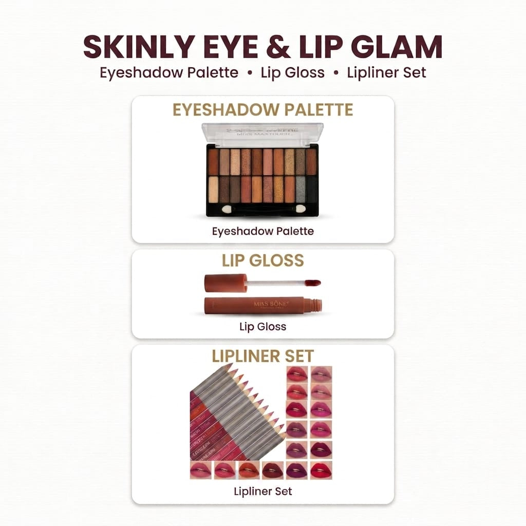 skinly Eye Lip glam